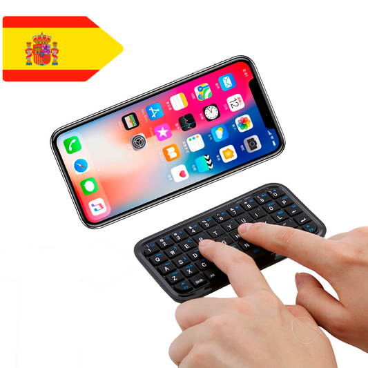 Negro Mini Teclado Sin Hilos de Bluetooth Para El Iphone 4.0/5.0 OS/PCPDA/Ipad/Samsung/Android/Smart teléfono/PC Mini Teclado Bluetooth