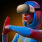 VRGpro-caja de gafas 3D de realidad Virtual X7, casco para teléfono inteligente IOS, Android, 5-7 ", balancín inalámbrico